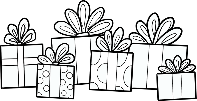 Christmas Gifts Illustration